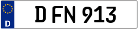 Truck License Plate